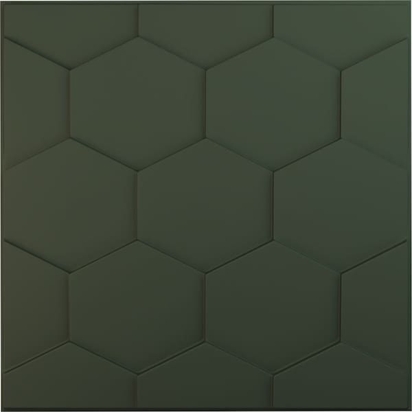 Ekena Millwork 19 5/8in. W x 19 5/8in. H Honeycomb EnduraWall Decorative 3D Wall Panel Covers 2.67 Sq. Ft. - WP20X20HBGHC