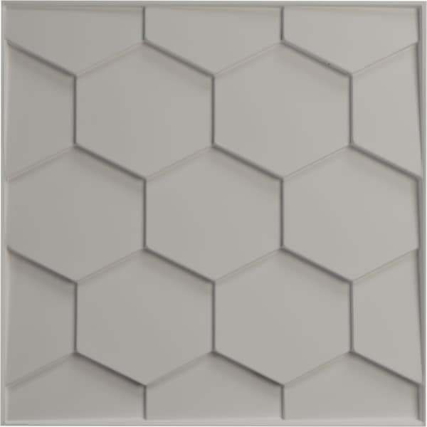 Ekena Millwork 19 5/8in. W x 19 5/8in. H Honeycomb EnduraWall Decorative 3D Wall Panel Covers 2.67 Sq. Ft. - WP20X20HBGHC