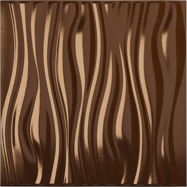 Ekena Millwork 19 5/8in. W x 19 5/8in. H Leandros EnduraWall Decorative 3D Wall Panel Covers 2.67 Sq. Ft. - WP20X20LECDC