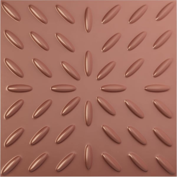 Ekena Millwork 19 5/8in. W x 19 5/8in. H Blaze EnduraWall Decorative 3D Wall Panel, Total 32.04 Sq. Ft., 12PK - WP20X20BLFCP-CASE-12