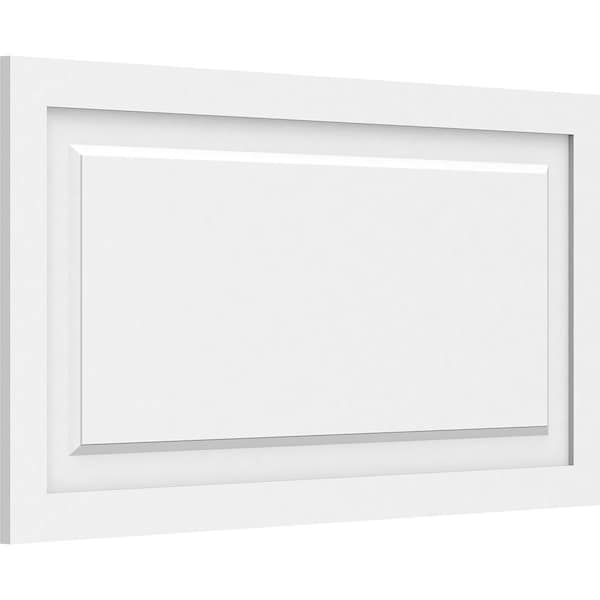 Ekena Millwork Harrison Raised Panel Decorative Wall Panel, 38"W x 20"H x 5/8"P - WALP38X20X062HAR