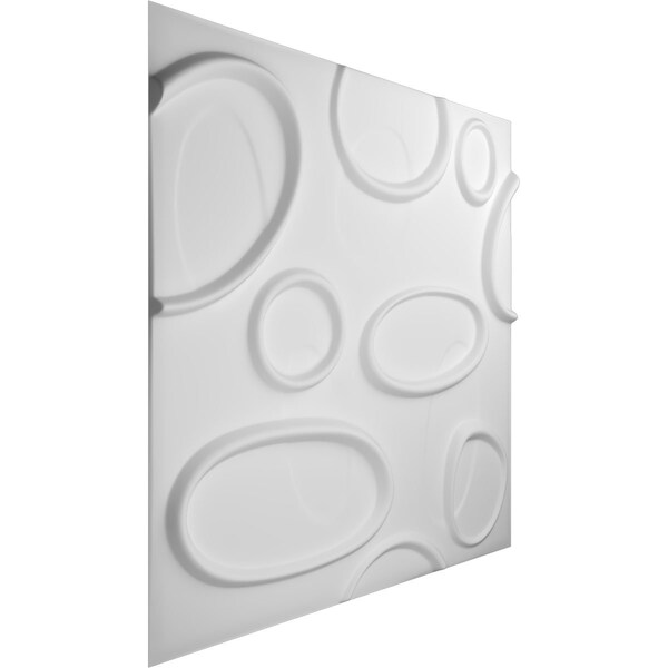 Ekena Millwork 19 5/8in. W x 19 5/8in. H Felix EnduraWall Decorative 3D Wall Panel Covers, Total 32.1 Sq. Ft., 12PK - WP20X20FEWH-CASE-12