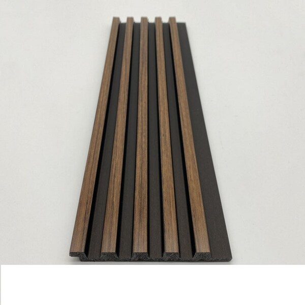Ejoy Acoustic Vinyl Wall Cladding Siding Panel, 94.5 in. x 4.8 in. x 0.5 in., 4PK - VWC_G127B-71312