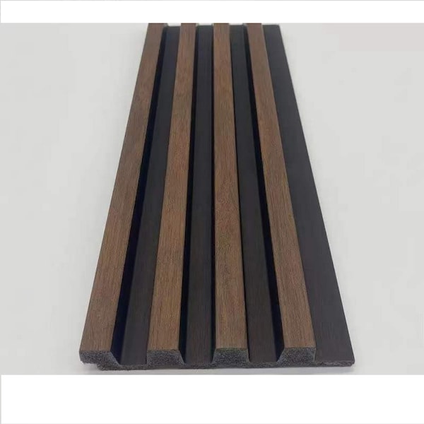 Ejoy Acoustic Vinyl Wall Cladding Siding Panel, 94.5 in. x 4.8 in. x 0.5 in., 4PK - VWC_NX-5029