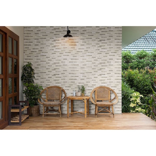 Msi Colorado Cream 6 in x 18 in Marble Splitface Corner Stacked Stone Ledger - ZOR-PNL-0142-SAM