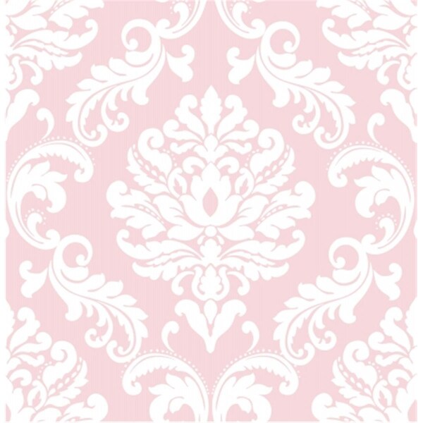 Doba-Bnt Ariel Peel and Stick Wallpaper, Pink - SA2532159
