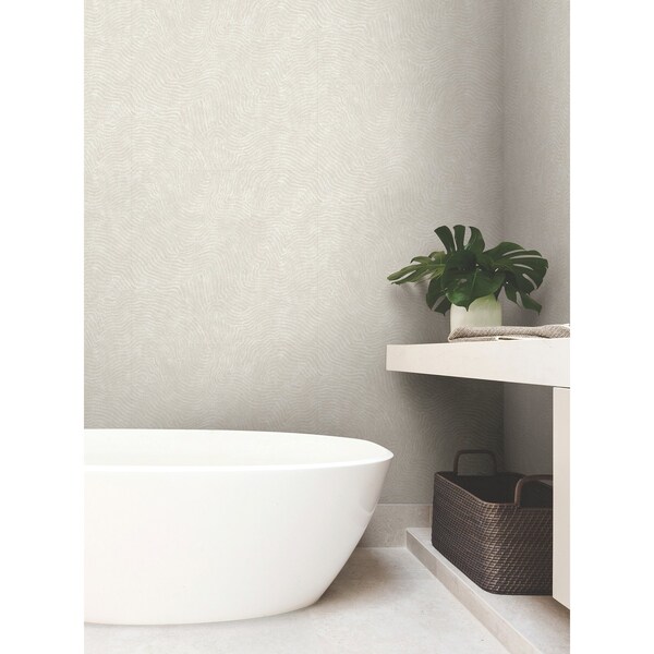 York Wallcoverings Modern Wood White Wallpaper - OI0713