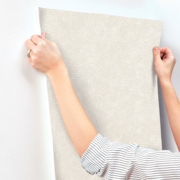York Wallcoverings Modern Wood White Wallpaper - OI0713