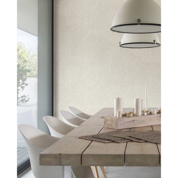 York Wallcoverings Modern Wood White Wallpaper - OI0713