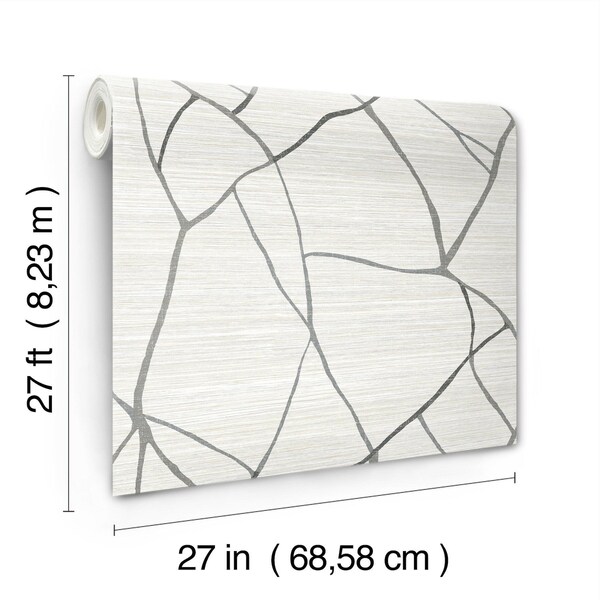 York Wallcoverings Raska Ivory Wallpaper - AG2081