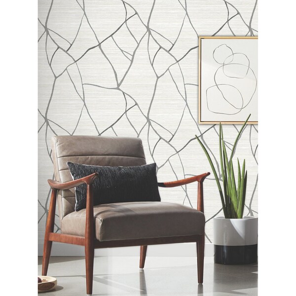 York Wallcoverings Raska Ivory Wallpaper - AG2081