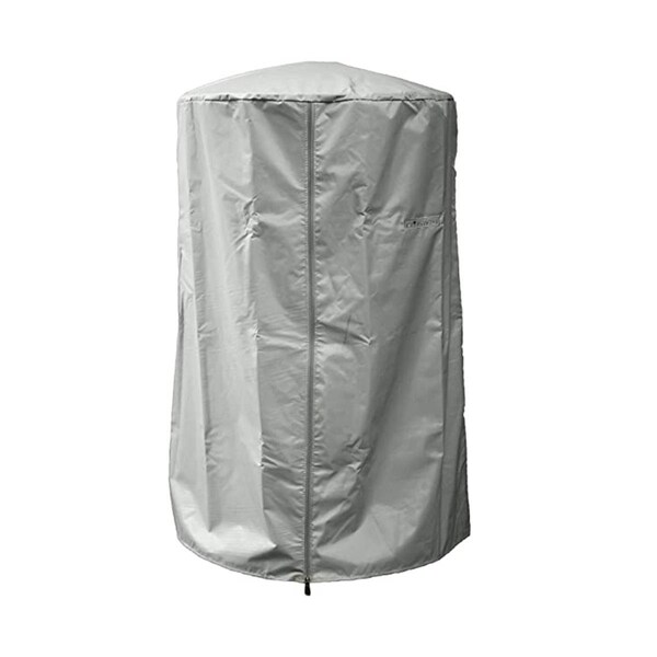 Gardencontrol 38 in. Heavy Duty Portable Patio Heater Cover, Silver - GA1889976
