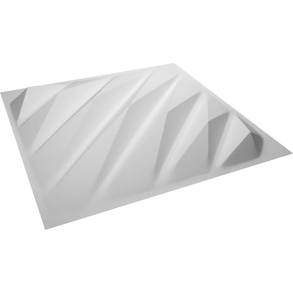 Ekena Millwork 19 5/8in. W x 19 5/8in. H Arrow EnduraWall Decorative 3D Wall Panel, White, 10PK - WP20X20AWWH-CASE-10