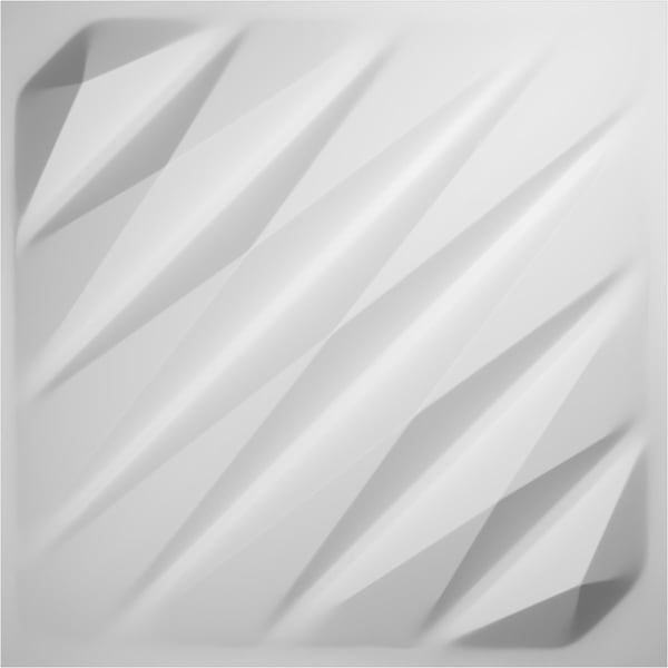 Ekena Millwork 19 5/8in. W x 19 5/8in. H Arrow EnduraWall Decorative 3D Wall Panel, White, 10PK - WP20X20AWWH-CASE-10
