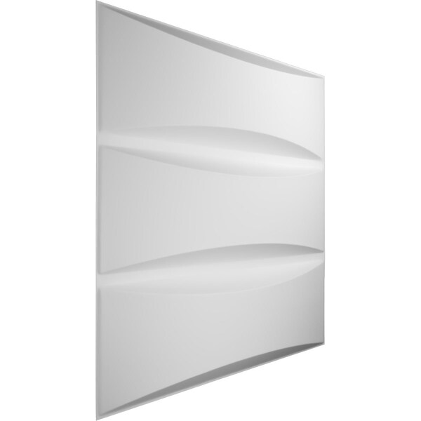 Ekena Millwork 19 5/8in. W x 19 5/8in. H Traditional EnduraWall 3D Wall Panel Covers Total 32.1 Sq. Ft., 12PK - WP20X20TRWH-CASE-12