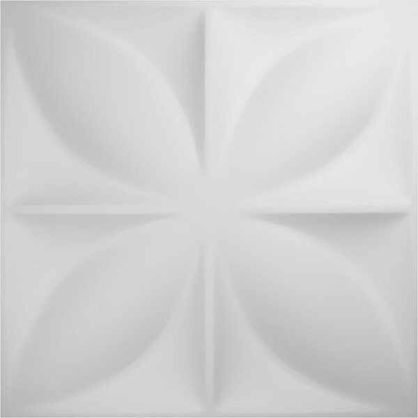 Ekena Millwork 19 5/8in. W x 19 5/8in. H Alexa EnduraWall Decorative 3D Wall Panel Covers, Total 32.1 Sq. Ft., 12PK - WP20X20ALWH-CASE-12