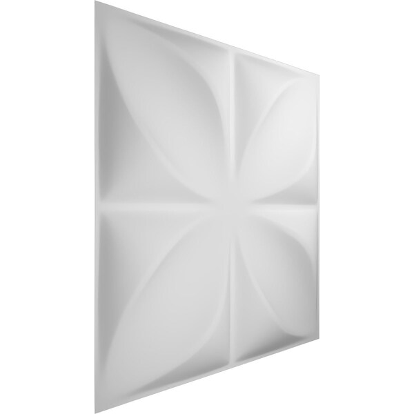 Ekena Millwork 19 5/8in. W x 19 5/8in. H Alexa EnduraWall Decorative 3D Wall Panel Covers, Total 32.1 Sq. Ft., 12PK - WP20X20ALWH-CASE-12