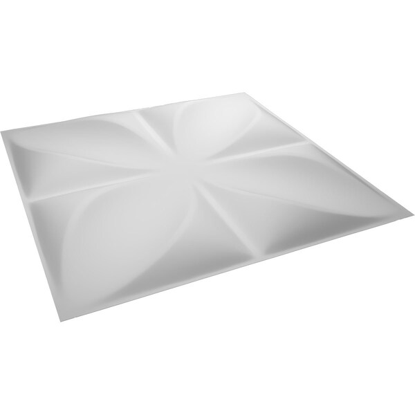 Ekena Millwork 19 5/8in. W x 19 5/8in. H Alexa EnduraWall Decorative 3D Wall Panel Covers, Total 32.1 Sq. Ft., 12PK - WP20X20ALWH-CASE-12