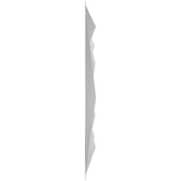 Ekena Millwork 19 5/8in. W x 19 5/8in. H Marquise EnduraWall Decorative 3D Wall Panel, White, 10PK - WP20X20MQWH-CASE-10