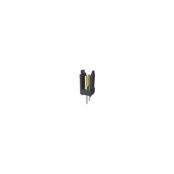 Conector de placa Fci, 16 contactos, 1 fila, macho, recto, paso de 0.1 pulgadas, terminal de soldadura, bloqueo - 76384-416LF