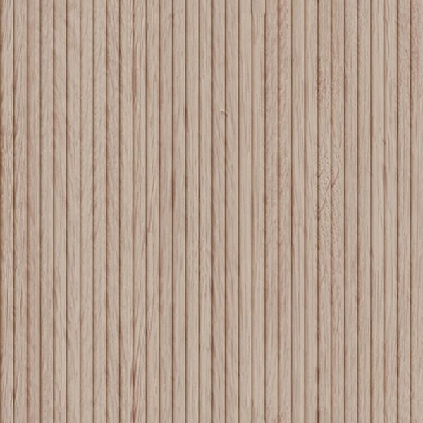 Designs Of Distinction 1/4in Cove-Cut Flexible Tambour, .25inT, 24inW x 48inL, Red Oak - 012448402AK1