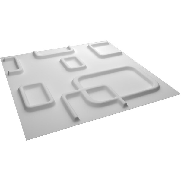 Ekena Millwork 11 7/8in. W x 11 7/8in. H Oslo EnduraWall Decorative 3D Wall Panel Covers Total 48.96 Sq. Ft., 50PK - WP12X12OSWH-CASE-50