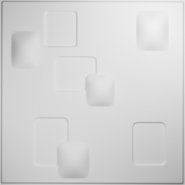Ekena Millwork 19 5/8in. W x 19 5/8in. H Avila EnduraWall Decor 3D Wall Panel Covers Total 133.73 Sq. Ft., 50PK - WP20X20AVWH-CASE-50