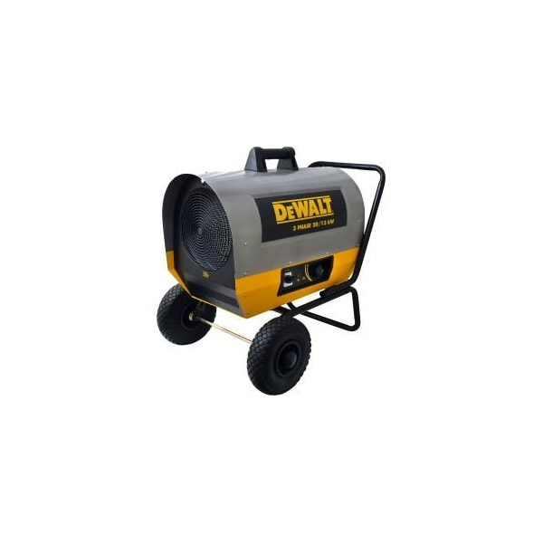 Enerco Group DeWALT Portable Forced Air Electric Heater W/ Adjustable Thermostat, 240V, 1 Phase, 20000 Watt - DXH2000TS