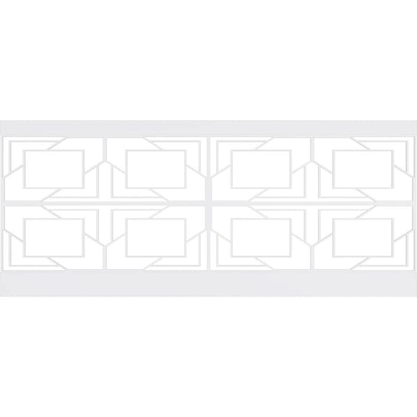 Ekena Millwork 40"H x 94 1/2"W Monument PVC Wainscot Paneling Kit - WPK40X94MMT