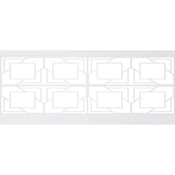 Ekena Millwork 40"H x 94 1/2"W Monument PVC Wainscot Paneling Kit - WPK40X94MMT