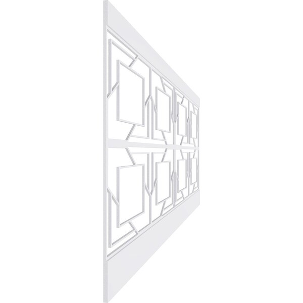 Ekena Millwork 40"H x 94 1/2"W Monument PVC Wainscot Paneling Kit - WPK40X94MMT
