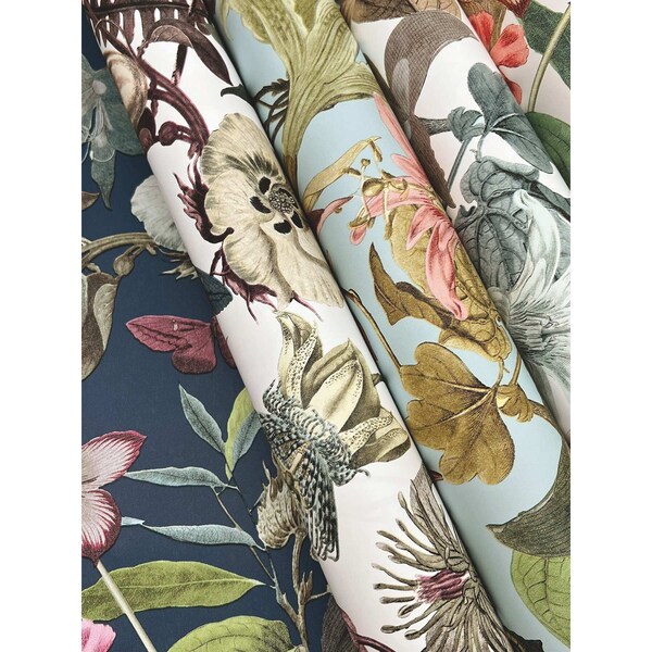 York Wallcoverings Butterfly House Sky Blue Wallpaper - BL1725