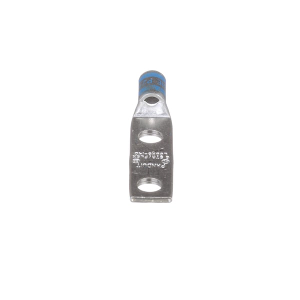 Panduit Terminal de Compresión de Cobre, 2 Orificios, Calibre #6 F - LCDX6-14D-L