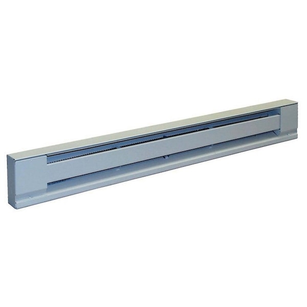 Tpi 2900S Series Baseboard Heater, 4236 A, 208240 V, 34132550 Btuhr BTU, Ivory - H2910-048S
