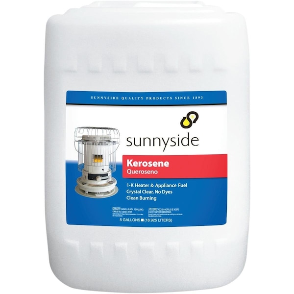 Sunnyside 5 Gal. Plastic Bottle K1 Kerosene - 801G5