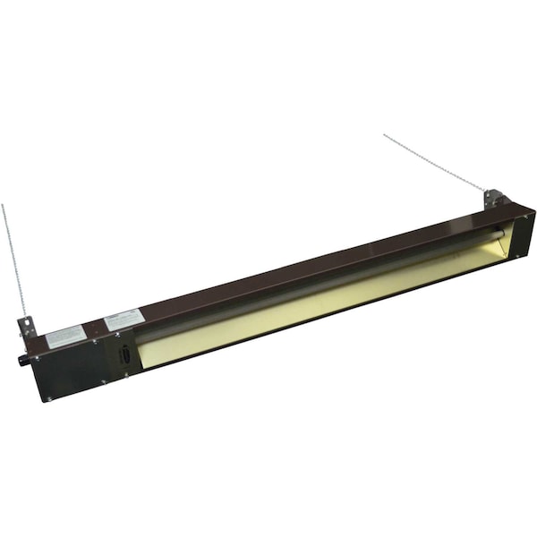 Tpi Indoor/Outdoor Quartz Electric Infrared Heater 240V 3000W Brown - OCH57240VE