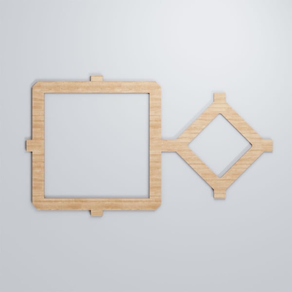 Ekena Millwork Large Arcadia Decorative Fretwork Wood Wall Panels, Alder, 40 7/8"W x 23 3/8"H x 3/8"T - WALW24X24X0375ARCAL