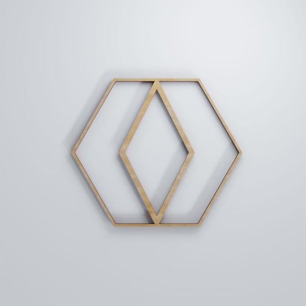 Ekena Millwork Extra Small Hillrose Decorative Fretwork Wood Wall Panels, Birch, 7 3/8"W x 7 3/8"H x 3/8"T - WALW08X08X0375HREBI