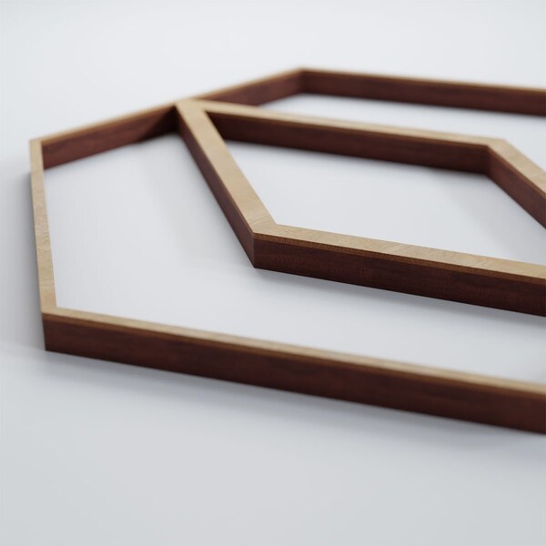 Ekena Millwork Extra Small Hillrose Decorative Fretwork Wood Wall Panels, Birch, 7 3/8"W x 7 3/8"H x 3/8"T - WALW08X08X0375HREBI