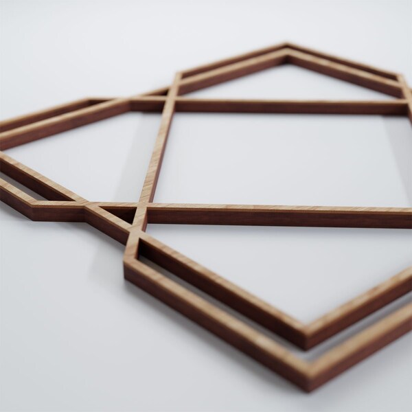 Ekena Millwork Small Kiowa Decorative Fretwork Wood Wall Panels, Red Oak, 11 3/8"W x 11 3/8"H x 3/8"T - WALW12X12X0375KWARO