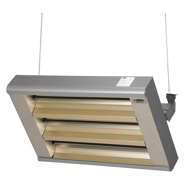 Fostoria Electric Infrared Heater, 1 or 3 Phase, Aluminum, 480V AC - 343-60-THA-480V