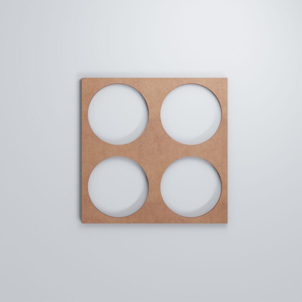 Ekena Millwork Small Wembley Decorative Fretwork Wood Wall Panels, Wood (Paint Grade), 11 3/8"W x 11 3/8"H x 3/8"T - WALW12X12X0375WEMMF