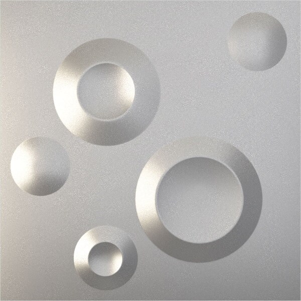 Ekena Millwork 11 7/8in. W x 11 7/8in. H Cole EnduraWall Decorative 3D Wall Panel Covers 0.98 Sq. Ft. - WP12X12COCST