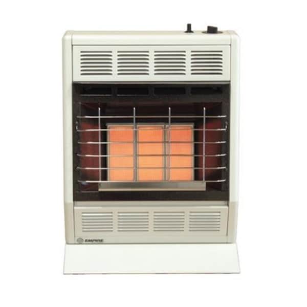 Empire 18000 BTU Infrared VF Manual Heater with 3-Heat Settings, White - SR18WLP