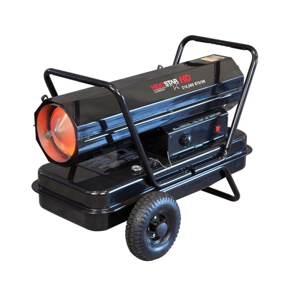 Enerco Group Hd Kerosene Forced Air Heater, 210K Btu/Hr - F105504