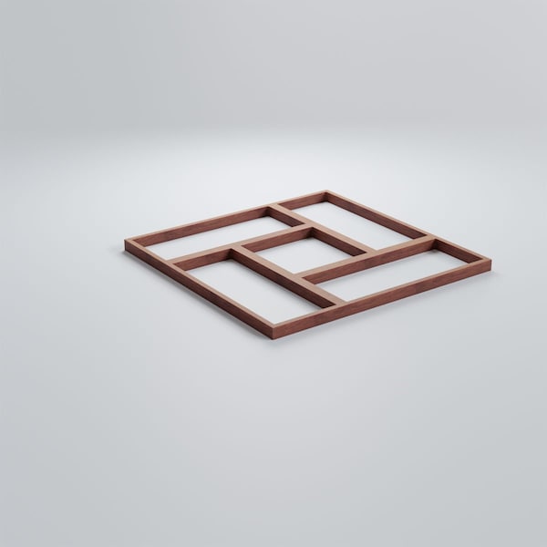 Ekena Millwork Extra Small Sheffield Decorative Fretwork Wood Wall Panels, Wood, 7 3/8"W x 7 3/8"H x 3/8"T - WALW08X08X0375SHFMF