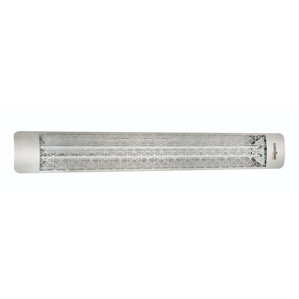Eurofase SS 61in Dual Element 6000W 277V Heater, Stainless Steel, Astra Decor Plate - EF60277S4