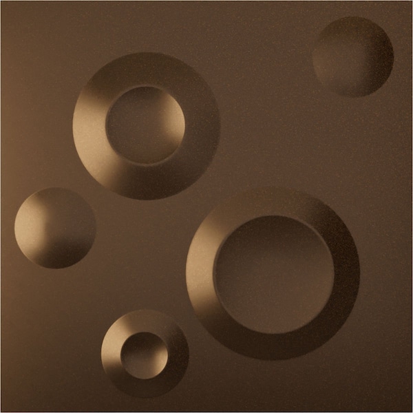 Ekena Millwork 19 5/8in. W x 19 5/8in. H Cole EnduraWall Decorative 3D Wall Panel Covers 2.67 Sq. Ft. - WP20X20COCAB