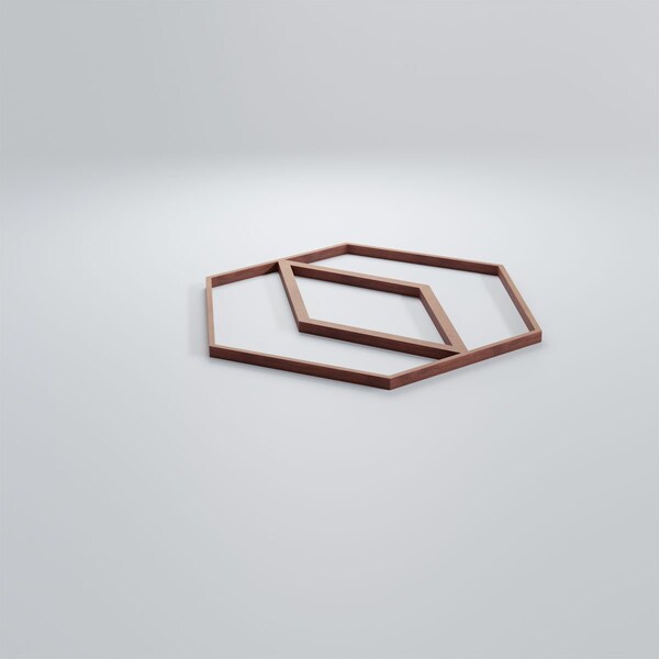 Ekena Millwork Small Hillrose Decorative Fretwork Wood Wall Panels, Wood (Paint Grade), 11 3/8"W x 11 3/8"H x 3/8"T - WALW12X12X0375HREMF