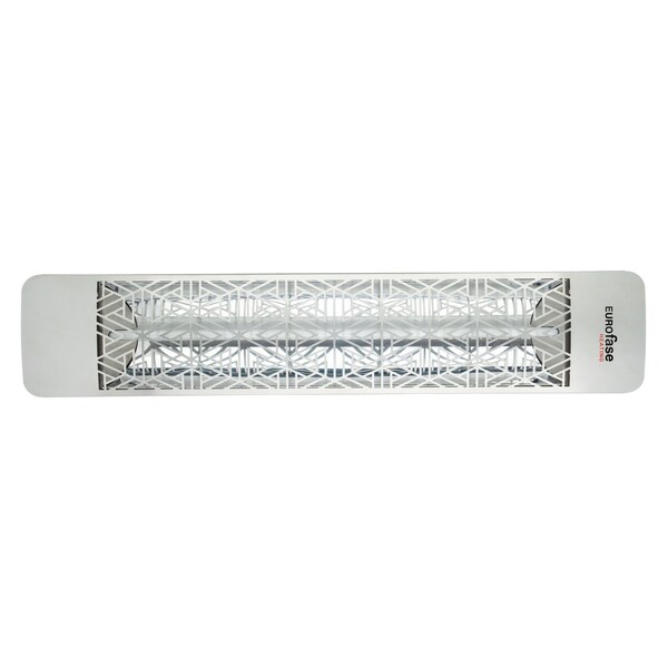 Eurofase 304 SS 39in Single Element 2500W 240V Heater, Stainless Steel, Mason Decor Plate - EF25240S3